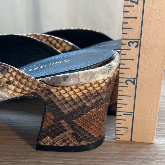 Chinese laundry Marnie pytho snake slide mules 6,5/37 - Picture 14 of 15